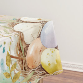 Toalha De Mesa Arte de Pássaro com Pinceladas