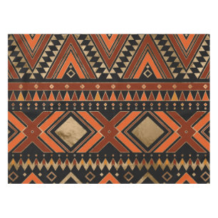 Toalha De Mesa Arte étnica asteca do teste padrão