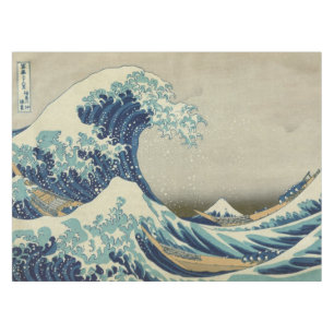 Toalha De Mesa Arte Japonesa Vintage, A Grande Onda de Hokusai