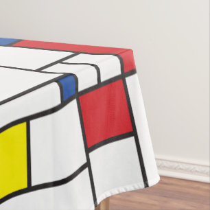 Toalha De Mesa Arte Moderna De Stijl Geométrica Minimalista Mondr