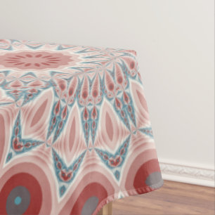 Toalha De Mesa Arte moderna impressionante do Fractal da mandala