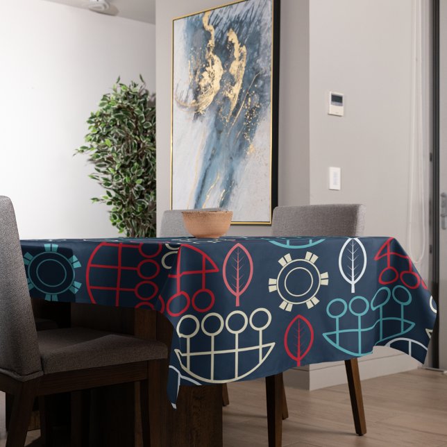 Toalha De Mesa Arte Tradicional Tribal (Table cloth)