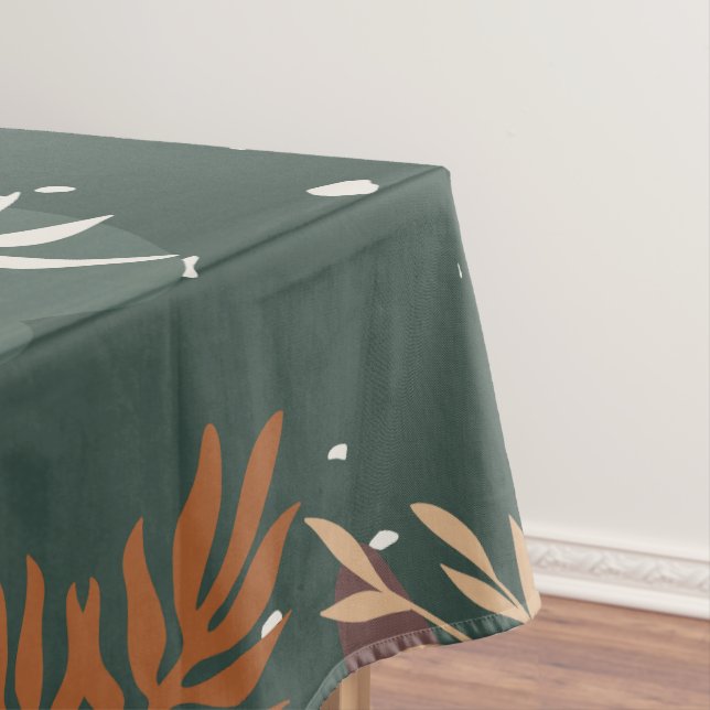 Toalha De Mesa Arte viva botânica moderna (Posição Original)