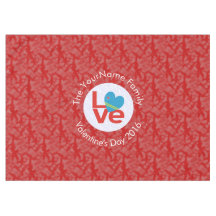 Aruban Flag Heart Red Love