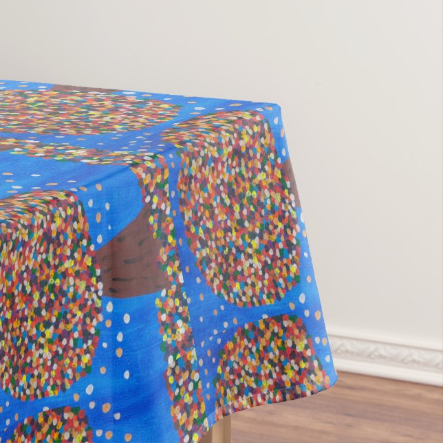 Toalha De Mesa Árvore colorida abstrato (Posição Original)