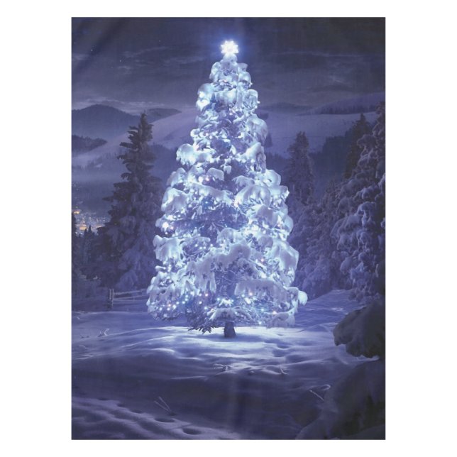 Toalha De Mesa Árvore de Natal (Frente)