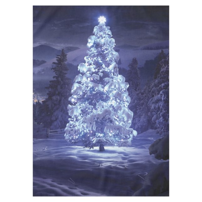 Toalha De Mesa Árvore de Natal (Frente)