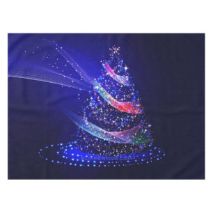 Toalha De Mesa Árvore de Natal SlipperyJoe digital translúcida ve
