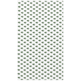 Toalha De Mesa Árvore de Natal Verde e Branco Simples