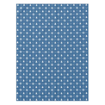 Árvores de Natal com Flocos de Neve Brancos Clássi