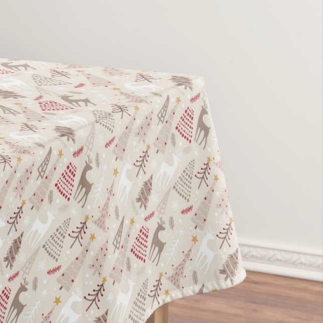 Toalha De Mesa Árvores de Natal e Rebeldes (Posição Original)
