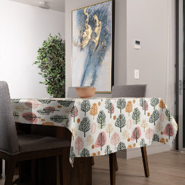 Toalha De Mesa Árvores de Natal Whimsical Pink Ultra Moderno