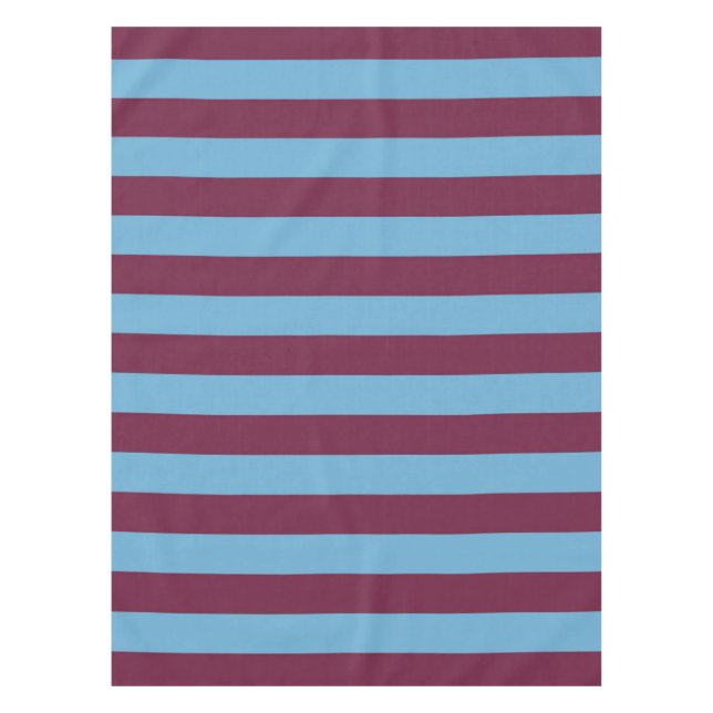 Toalha De Mesa Aston Villa stripes clube de futebol (Frente)