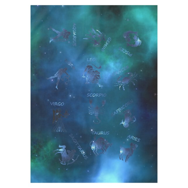 Toalha De Mesa Astrológico (Frente)