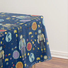 Toalha De Mesa Astrounaut Space Man Colorful