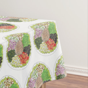 Toalha De Mesa Atum Nicoise Salada Ovos Tomates Azeitonas Batatas