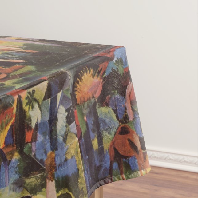 Toalha De Mesa August Macke Landscape com Vacas e Camelo (Posição Original)