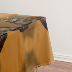 Toalha De Mesa Autoreflexão Girafa,