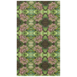 Toalha De Mesa Autumn Hydrangea Bloom com Ouro Hosta Leaves