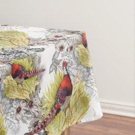 Toalha De Mesa Aves de Faisão Selvagem