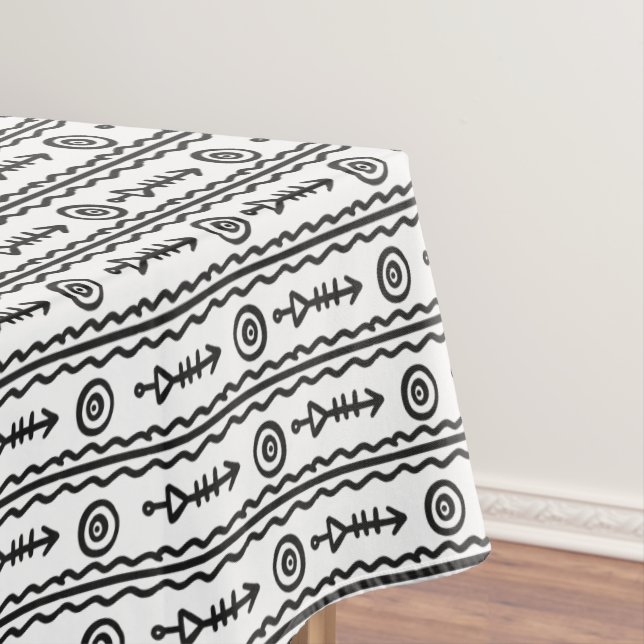 Toalha De Mesa Aztec Boho (Posição Original)