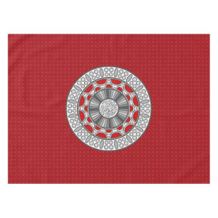 Toalha De Mesa Aztec Reúne Tablecloth de Alienígena