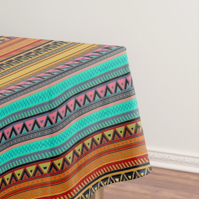 Toalha De Mesa Aztec stripes tablecloth (Posição Original)