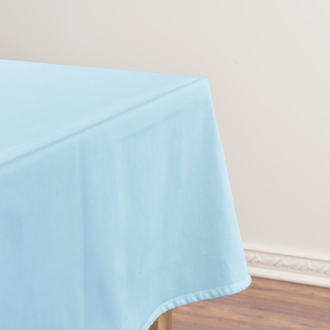 Toalha de Mesa Azul Claro Bonito (Posição Original)