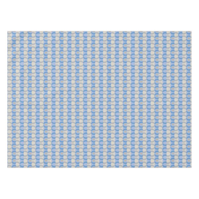Toalha De Mesa Azul conservado em estoque Tan de Candystripe (Frente (Horizontal))