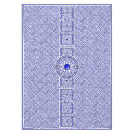 Toalha De Mesa Azul de rendas cerâmicas de Grécia