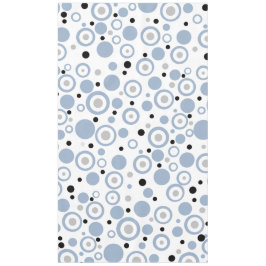 Toalha De Mesa Azul Espalhado Geométrico Negrito