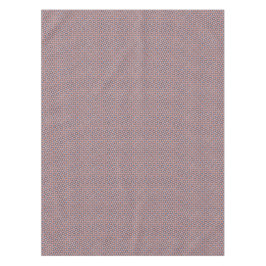 Toalha De Mesa Azul Floral Rosa e Marrom