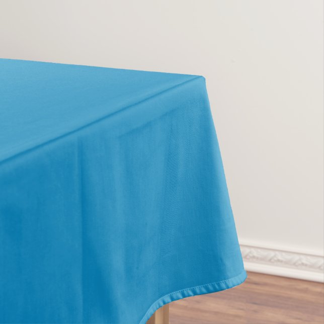 Toalha de Mesa Azul Médio Bonito (Posição Original)