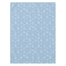 Azul pairoso do tempo do chá