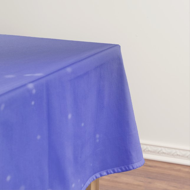 Toalha De Mesa Azul Pervinca (Posição Original)