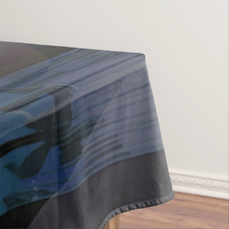Toalha De Mesa azulado, geométrico abstrato contemporâneo, colhei