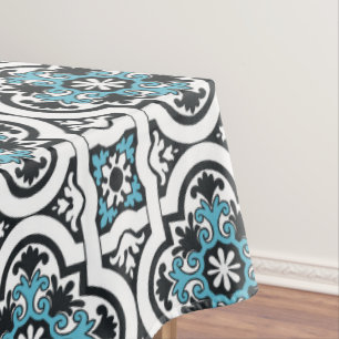 Toalha De Mesa Azulejo azul português