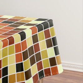 Toalha De Mesa Azulejos piscinas, Azulejos Mosaicos Castanhos, Pa