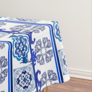 Toalha De Mesa Azulejos sicilianos, majolica, porcelana