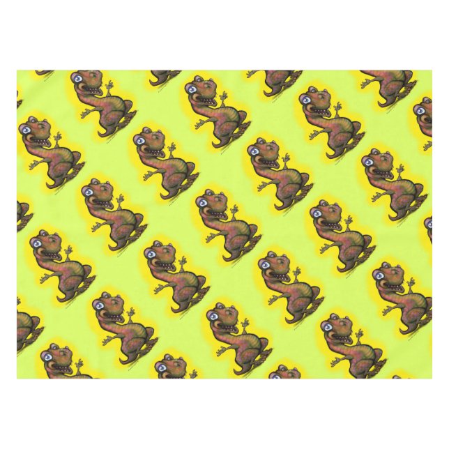 Toalha De Mesa Baby T-Rex (Frente (Horizontal))