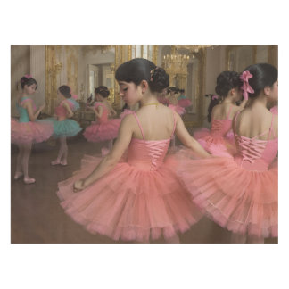 Toalha De Mesa Bailarinas en una gran sala de estilo rocóco