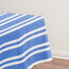 Toalha De Mesa Bandas brancas e azuis francesas