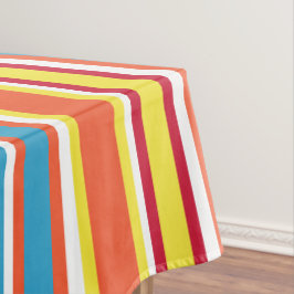 Toalha De Mesa Bandas coloridas para decoração de Festas de anive