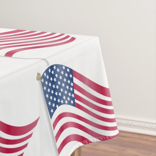TOALHA DE MESA BANDEIRA AMERICANA (Posição Original)