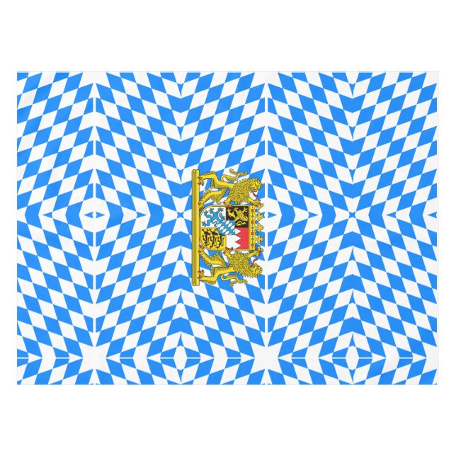 Toalha De Mesa Bandeira bávara (Frente (Horizontal))