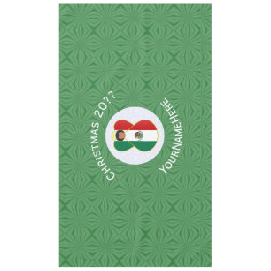 Toalha De Mesa Bandeira de Natal do Anjo do México Personalizar H
