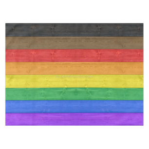 Toalha De Mesa Bandeira do orgulho gay inclusivo de SlipperyJoe t