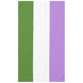 Toalha De Mesa Bandeira do Orgulho Genderqueer