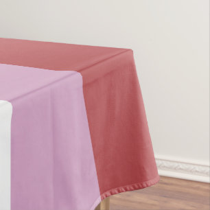 Toalha De Mesa bandeira do orgulho lésbico feminino da SlipperyJo