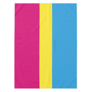 Toalha De Mesa bandeira do orgulho pansexual SlipperyJoe's cega p